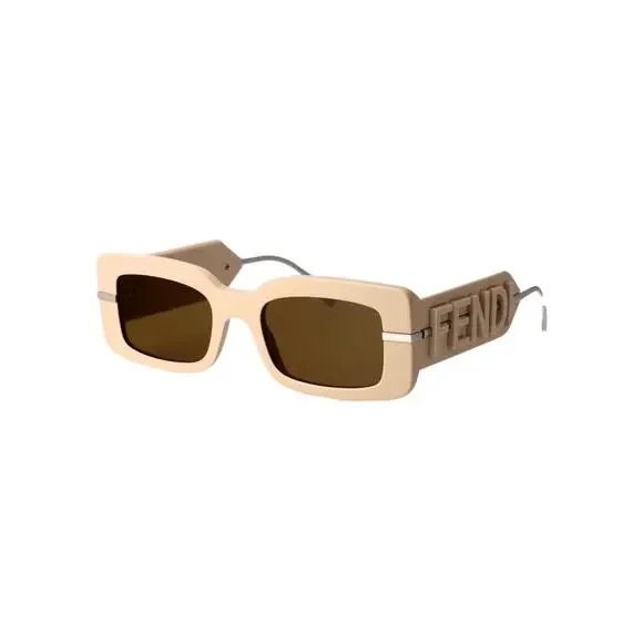 New! Fendi FE40133I 57E Fendigraphy Beige LogoArm  Sunglasses Authentic - Picture 9 of 12
